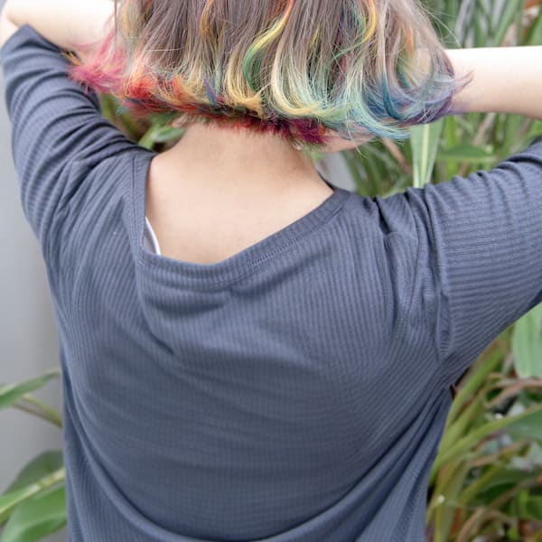 ボブのレインボーカラー【飯田淳平】Re:ta Hair|Re:ta Hair