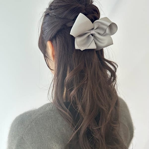 ロングハーフアップ