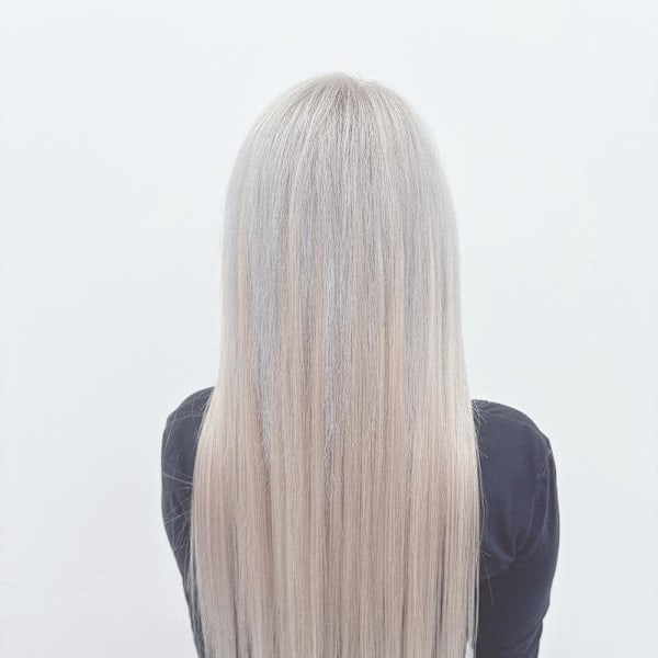 ツヤ感ホワイトブロンド×最強ギャルロング！