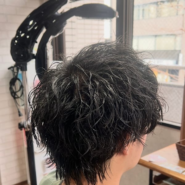 無造作ウェーブマッシュ