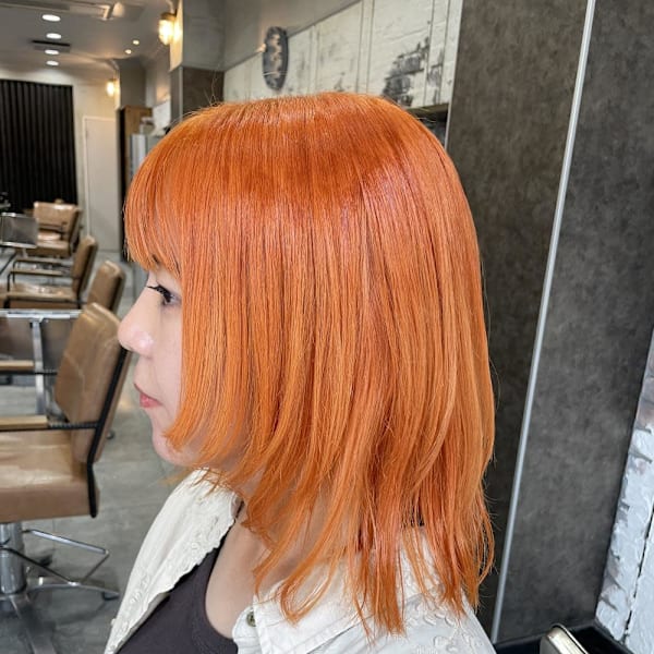 【SHIAN 山本】オレンジカラー|SHIAN 八王子店