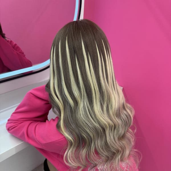 ハイトーンエクステMIX！バレイヤージュstyle！