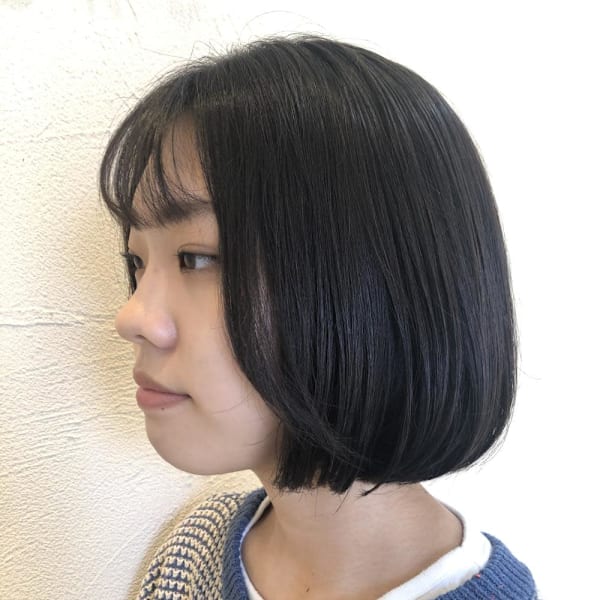 ナチュラルストレートボブ