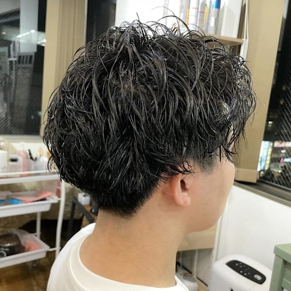 メンズニュアンスパーマ【飯田淳平】Re:ta Hair|Re:ta Hair