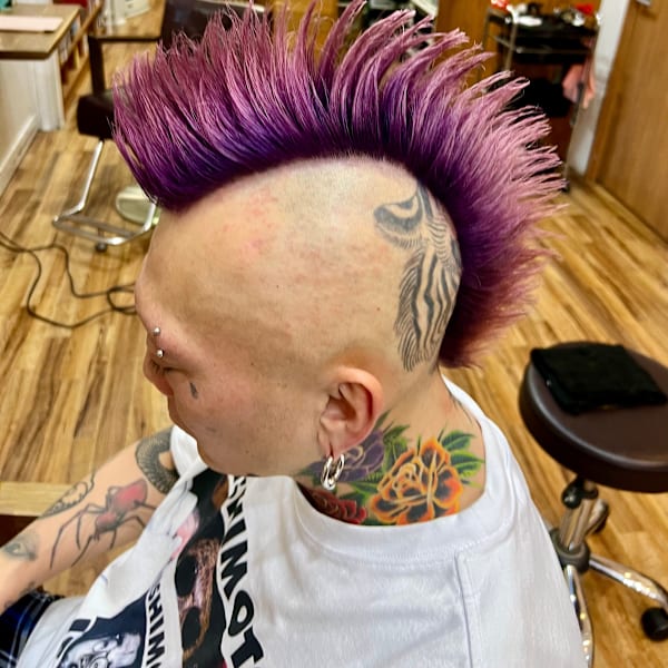 グラデーションモヒカン