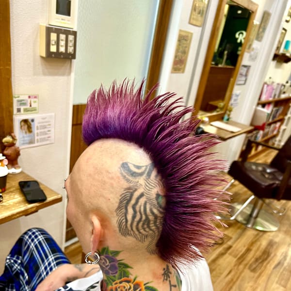 グラデーションモヒカン