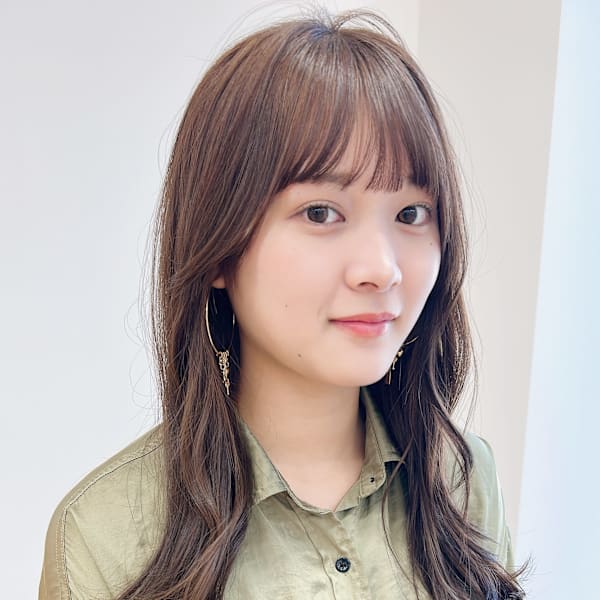 オリーブベージュ/透明感カラー/レイヤーカット