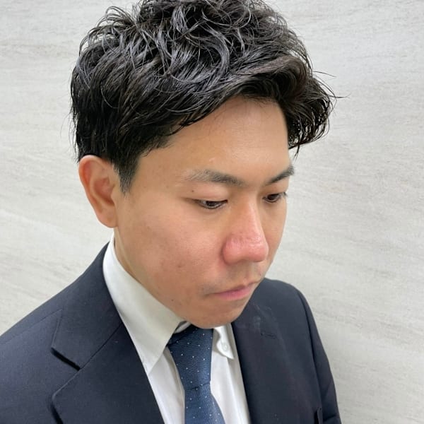 ツーブロ/ビジネススタイル/銀座/barber/駅近/床屋/|メンズ専門理容室　BroTokyo BARBERSHOP 有楽町店