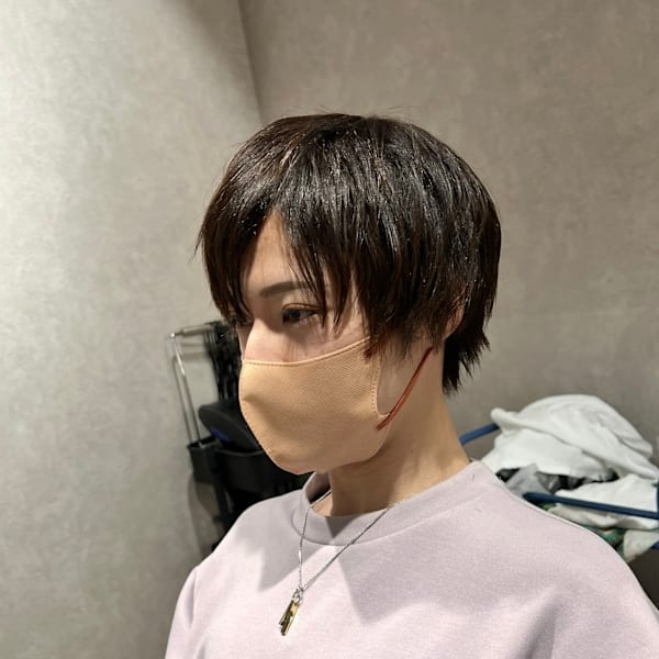 ナチュラル束感ショートレイヤー