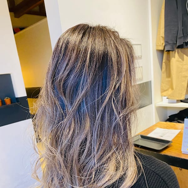 seaside balayage color