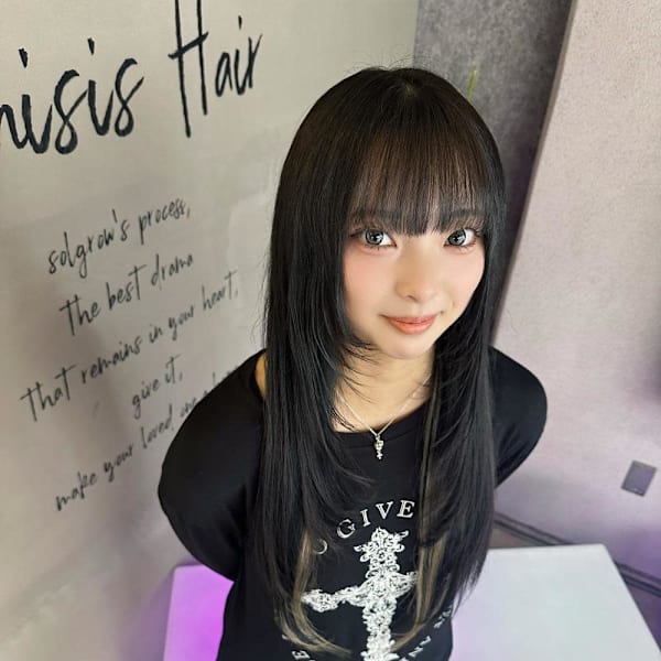 激かわ顔まわりレイヤーでロング!