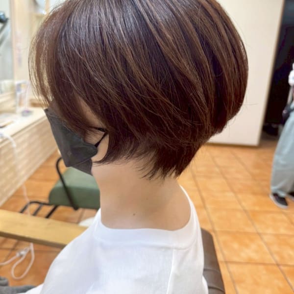 丸みのあるくびれショートヘア【奈良・生駒ナオシ】|nao*c area2 北大和店（ナオシ エリアツー）