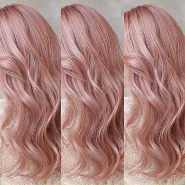 ハイホワイトピンクベージュ、ケラフェクトブリーチ|GLADGE池袋/ダブルカラー/ブリーチ