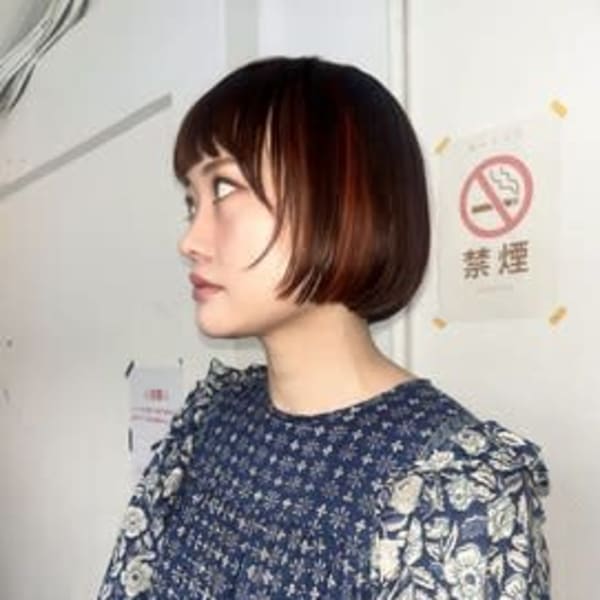 autumn brown × 前上がりBOB