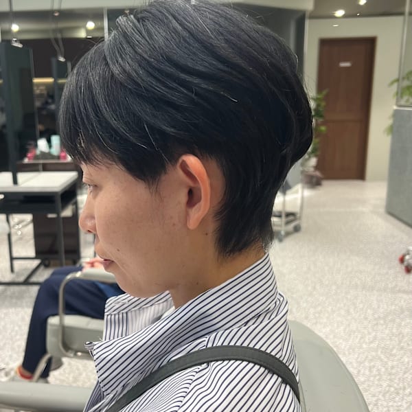 大人グラデーションショート