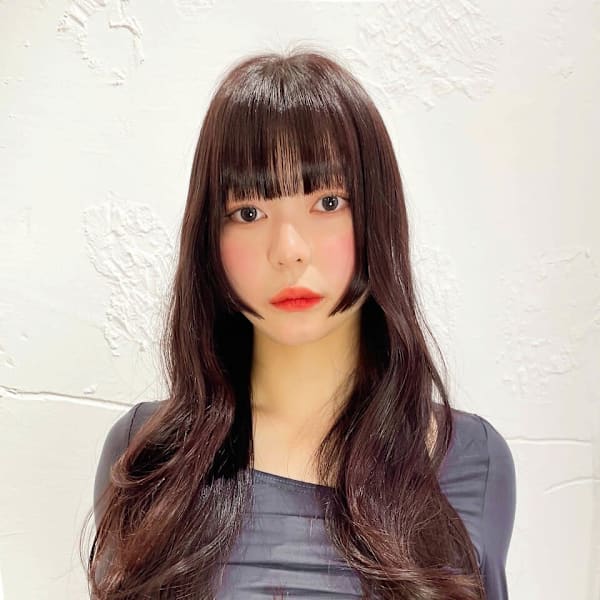 似合わせカット/姫カット/顔まわり/韓国ヘア/ロングレイヤー