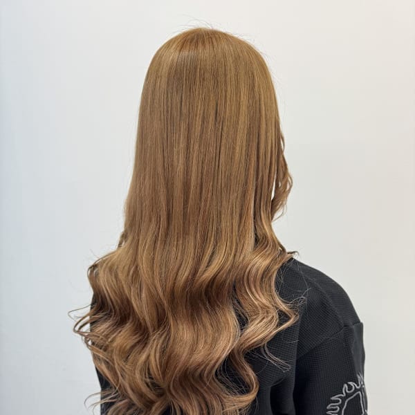 ちょっぴり派手に!ブラウン×ベージュハイライト!