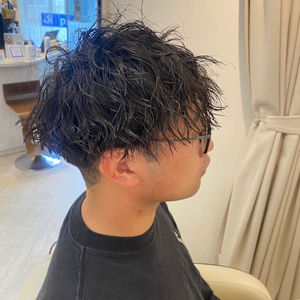 メンズパーマ/ツイストスパイラル/メンズカット