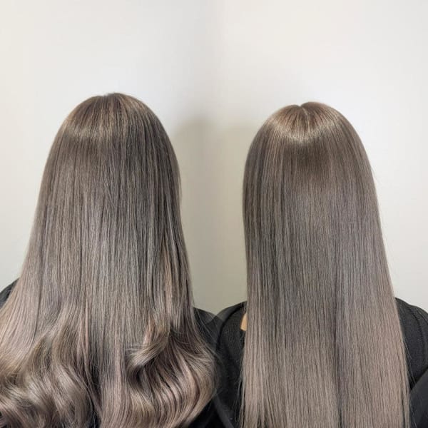 巻いてもストレートでもかわいい！透明感スタイル|Bulansis Hair