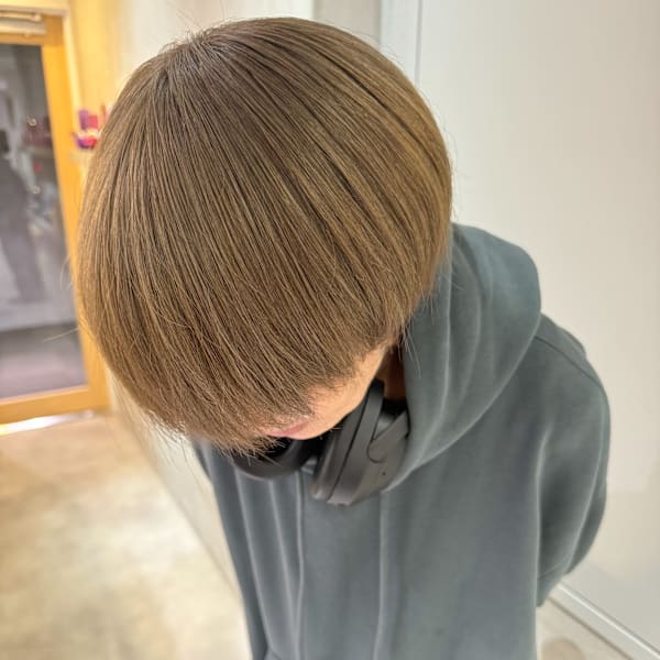 ミルクティーベージュミルクティーグレージュブリーチカラー