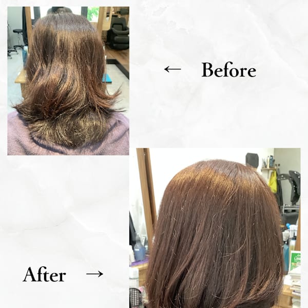 ≪お客様スタイル≫ まとまりやすい重ためレイヤー