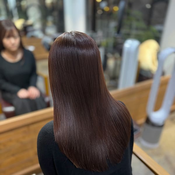 髪質改善 自然な縮毛矯正