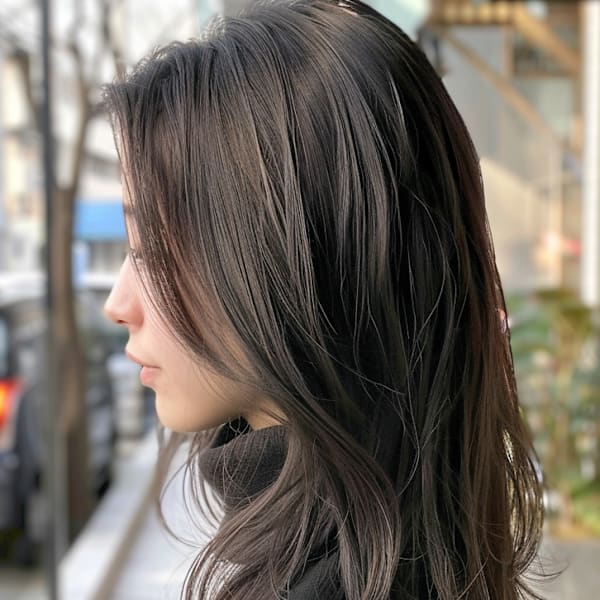 赤味消しグレージュ*うる艶カラー/髪質改善/仙台駅前/全席個