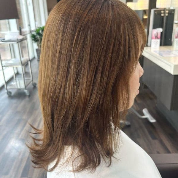 ナチュラルレイヤー ポイント縮毛矯正