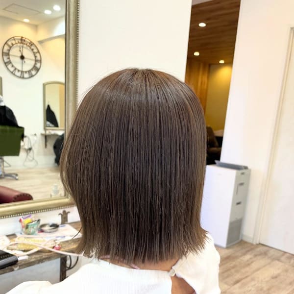 ワンブリーチ/ベージュカラー/透明感カラー|latte atelier