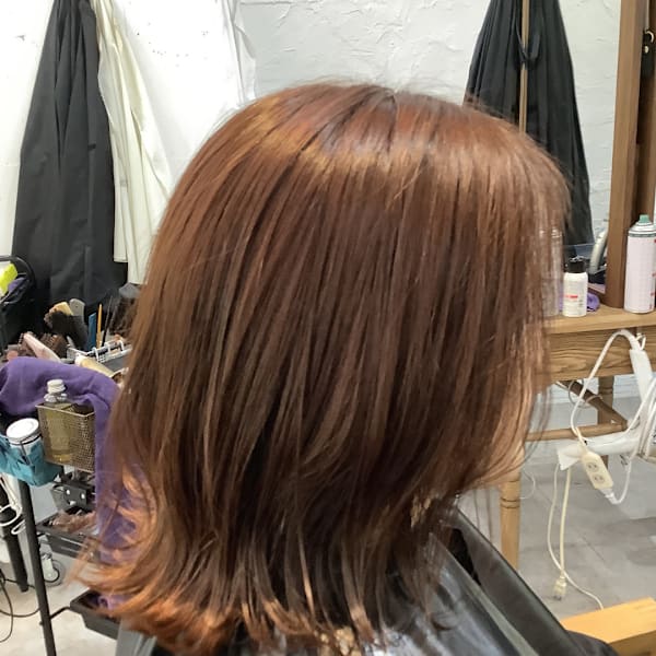 ≪お客様スタイル≫ うるツヤグレイカラーでホワイトアッシュ