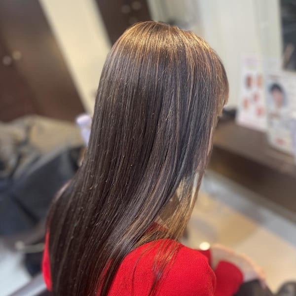 極細ハイライトカラー