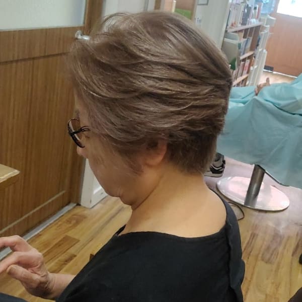 Romeo カラー #白髪を楽しむカラー #白髪染め