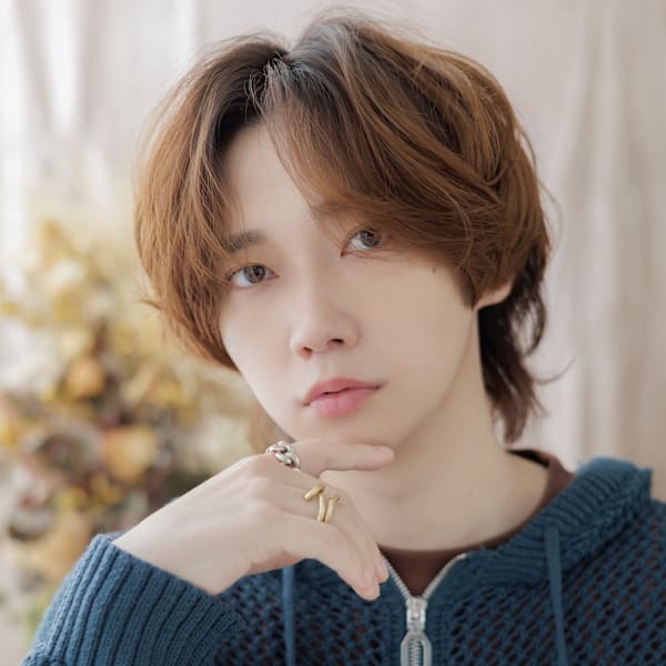 ニュアンスデザインアップバング無造作パーマ フェザーパーマ