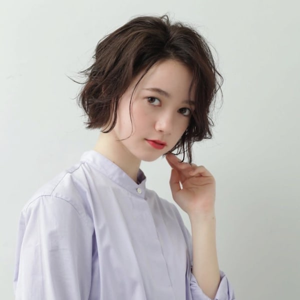 ショートボブ/ボブ/無造作ボブ