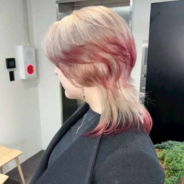 エンドカラー　ケアブリーチ　ブリーチカラー　原宿/表参道