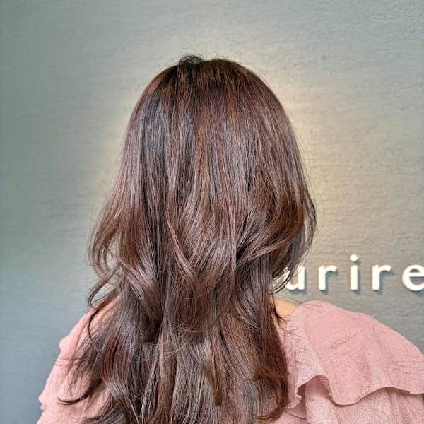 ピンクブラウン/レイヤースタイル