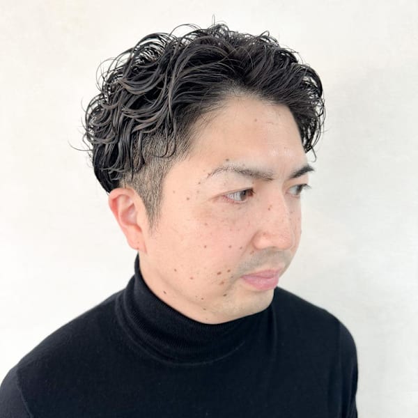 【大人 メンズパーマ メンズ パーマ】|egerie