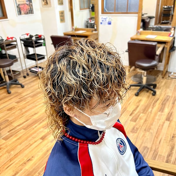 ツイストスパイラルウルフヘア