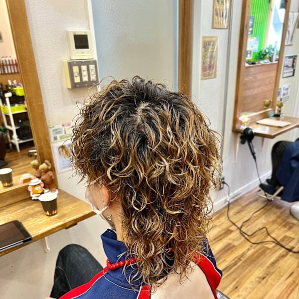 ウルフツイストスパイラルパーマ