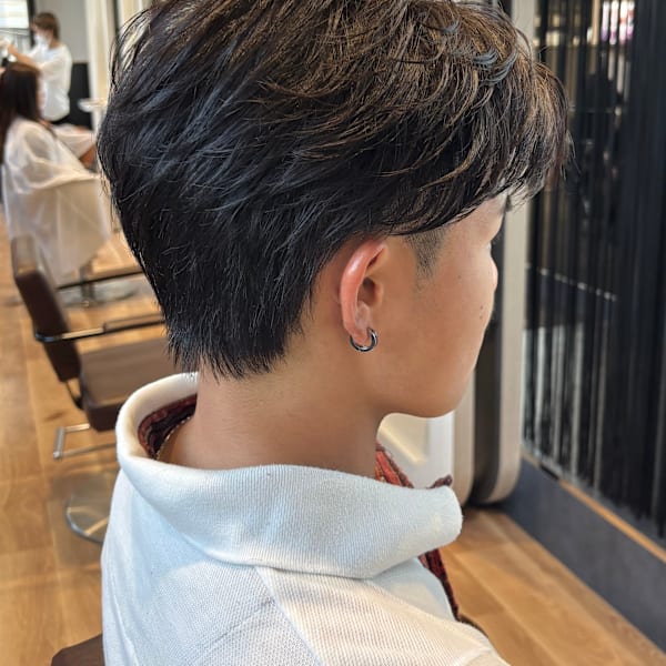 メンズカット/フェザーショート/フェザーパーマ|美容室STYLE EKI CITY