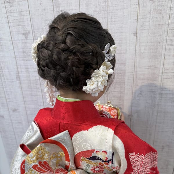 七五三ヘア