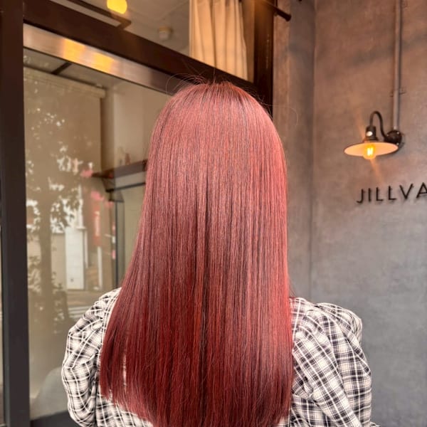 髪質改善/透明感カラー/顔まわりレイヤー/カット/韓国/前髪|N° jillva 立川