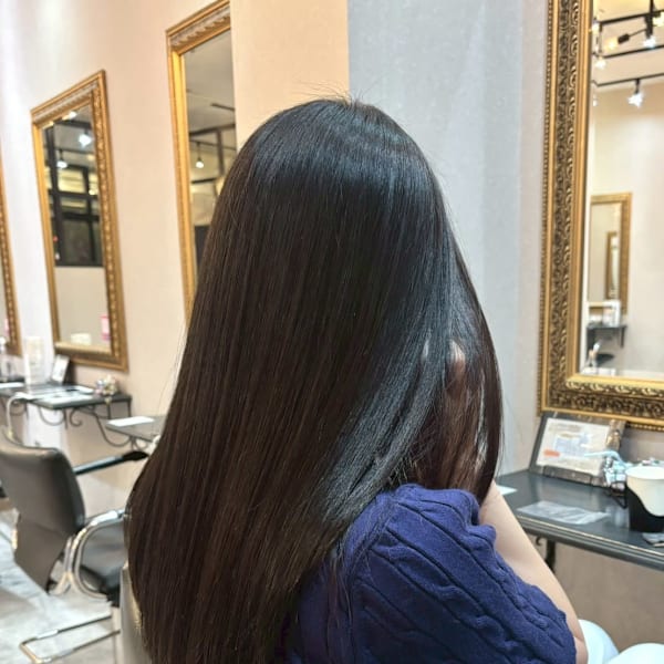 髪質改善/透明感カラー/顔まわりレイヤー/カット/韓国/前髪|N° jillva 立川