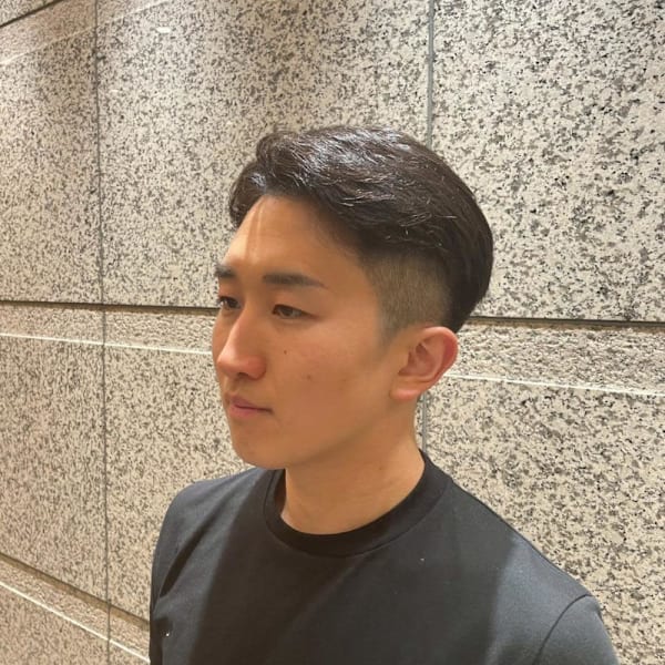 銀座 理容室 ナチュラルセンターパート|ヘアーモードキクチ 銀座店