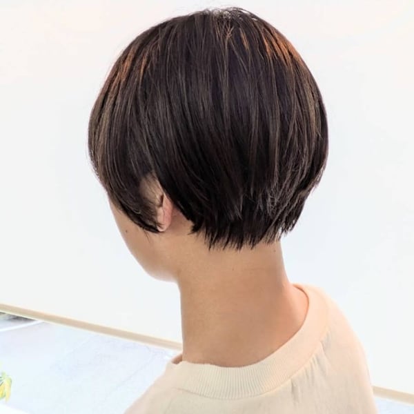 ナチュラルマッシュショート