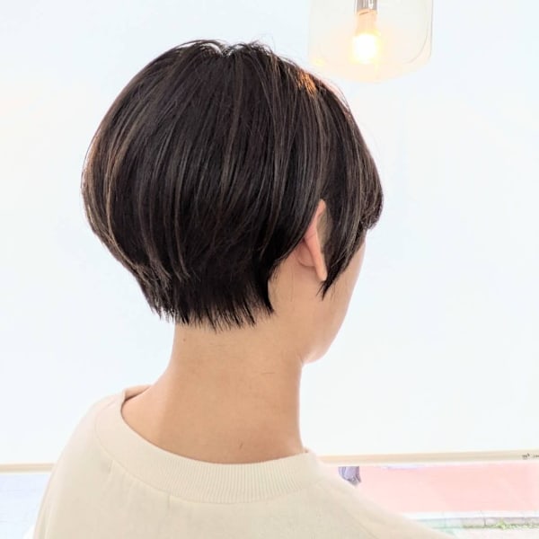 ナチュラルマッシュストレート