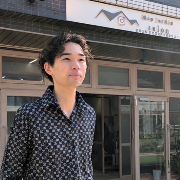流山おおたかの森美容院 髪質改善 完全個室内完結型サロン Mon Jardin salon【ナガレヤマオオタカノモリビヨウイン カミシツカイゼン カンゼンコシツナイカンケツガタサロン モンジャルダン】のスタッフ紹介。桶田　光俊