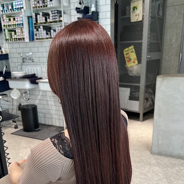 【Chao yuika】レッドピンク|岡山髪質改善美容室 hair studio Chao by MICHI 【ヘアースタジオチャオ】