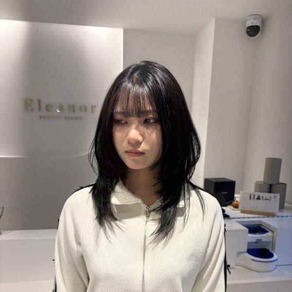 ハッシュカット/レイヤーカット/髪質改善カラー/艶髪|Eleanor spa&treatment 立川北口