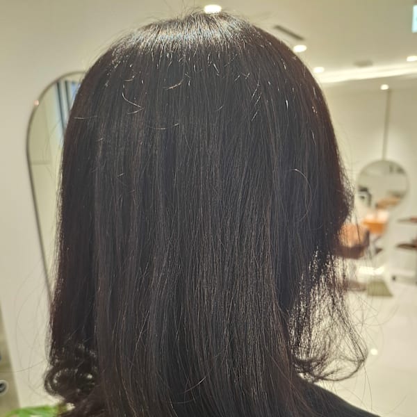 酵素カラー♪ダメージの元を除去